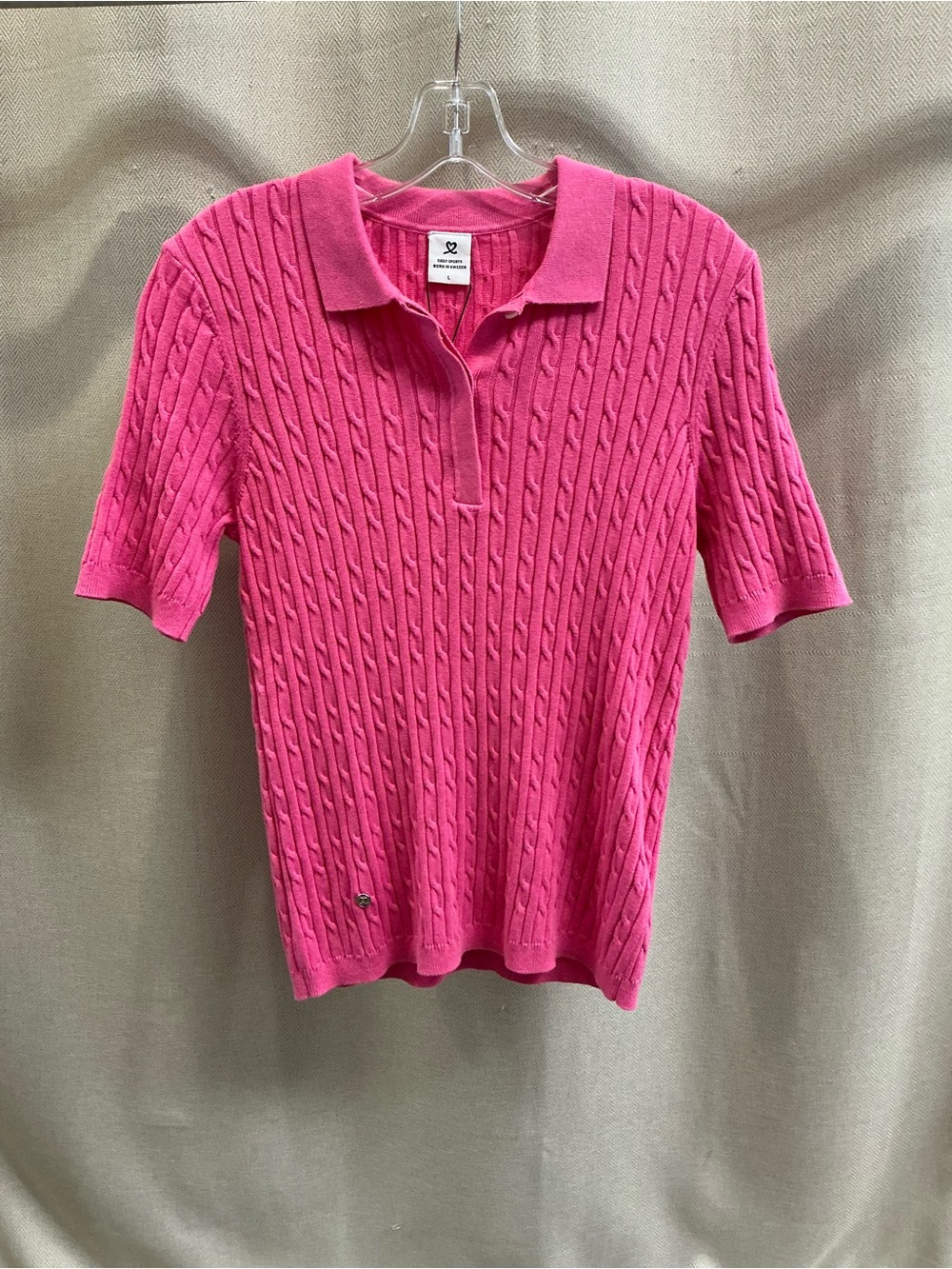 Daily Sports Madelene Short Sleeve Polo Radiant Pink